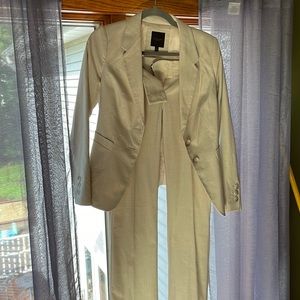 Ann Taylor Cream Suit